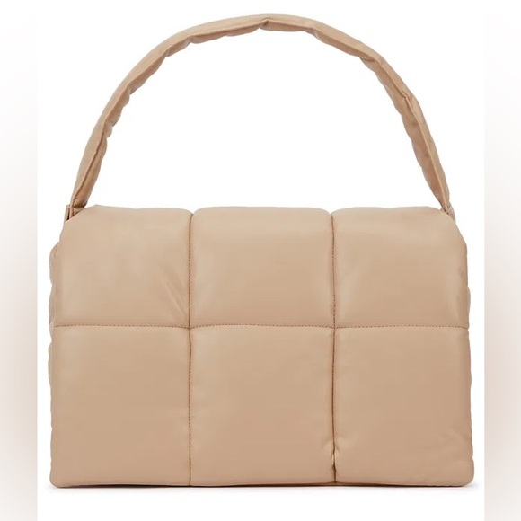 Stand Studio Wanda Faux Leather Quilted Neutral Clutch - Picture 10 of 10